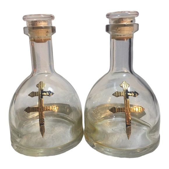 D'USSE VSOP Cognac 750ml Empty Glass Bottle with Cork Stopper Decanter France 2 - Picture 1 of 9